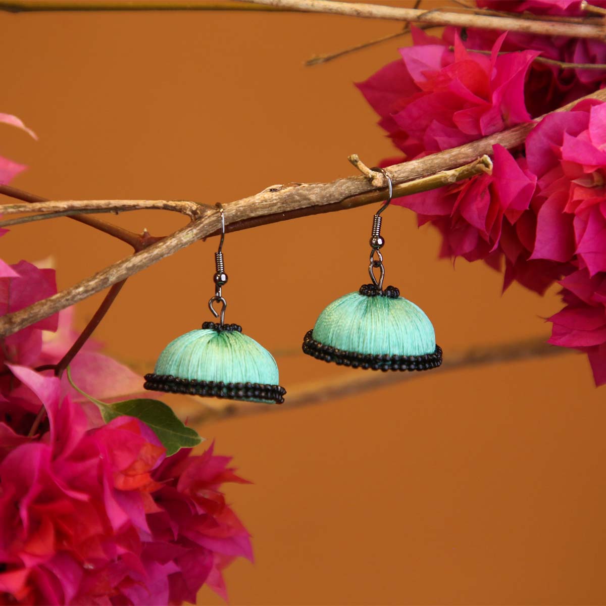 Cerulean Jhumka Earrings