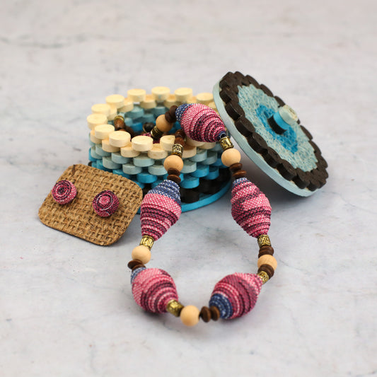 Small Sapphire Paper Jewellery Box