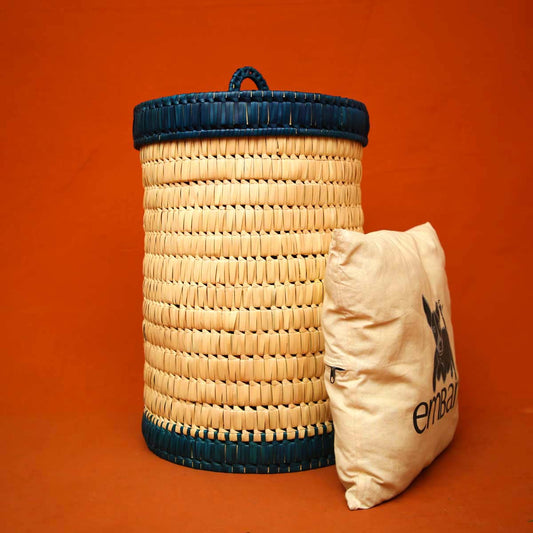 Blue Laundry Basket