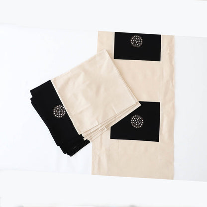 Classic Black Table Linen Set