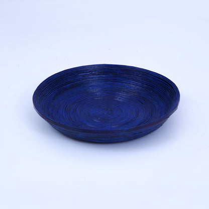 Blue Paper Platter