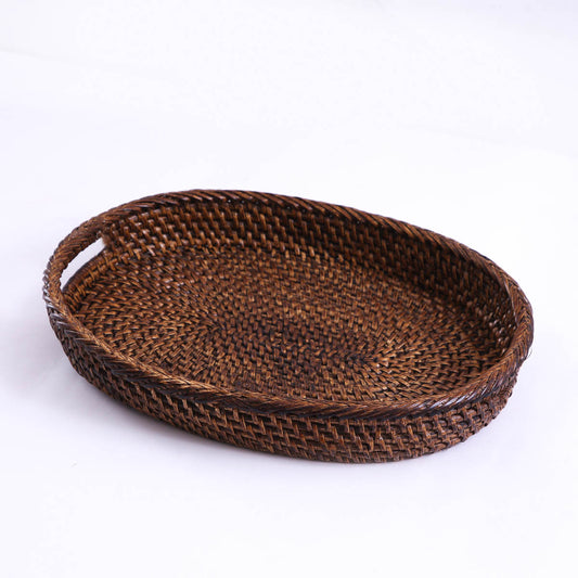 Gruha Large Stone Oval Tray