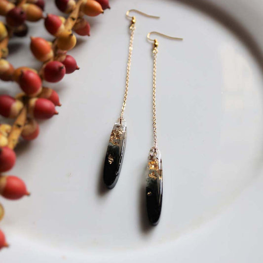 Onyx Drop Earrings