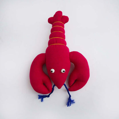 Pink Lobster Handloom Soft Toy