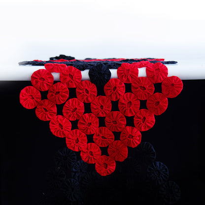 Red and Black Table Runner