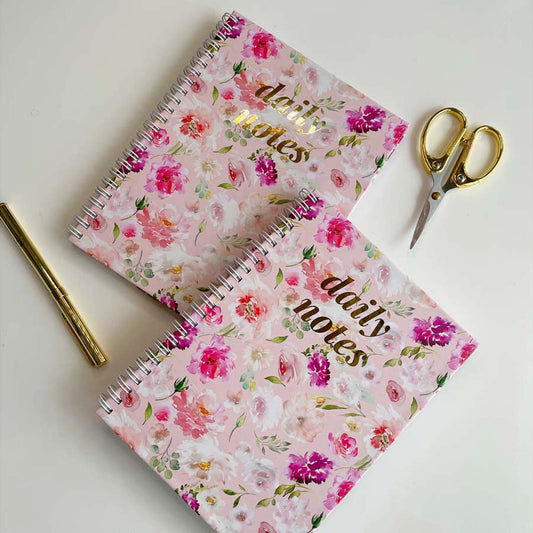 Peonies Please A5 Notebook