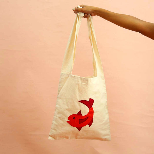 Red Fish Burma Tote