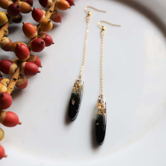 Onyx Drop Earrings
