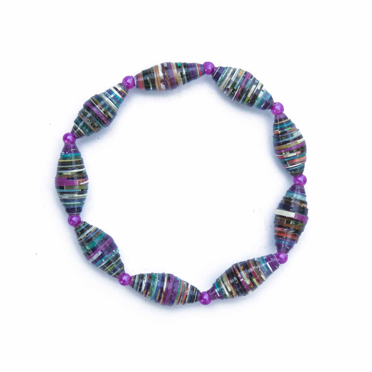 Paper Bead Bracelet