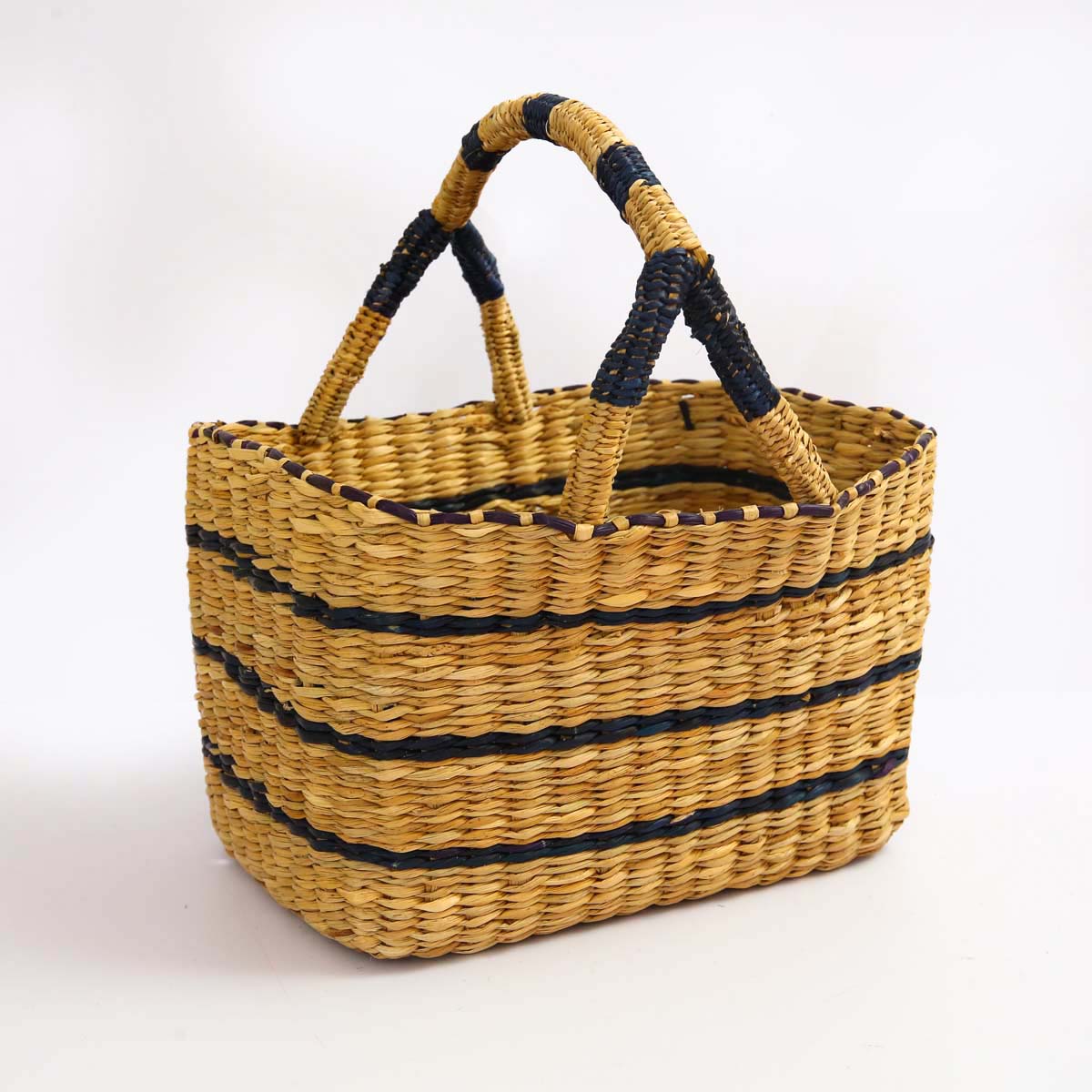 Indigo Reed Bread Basket