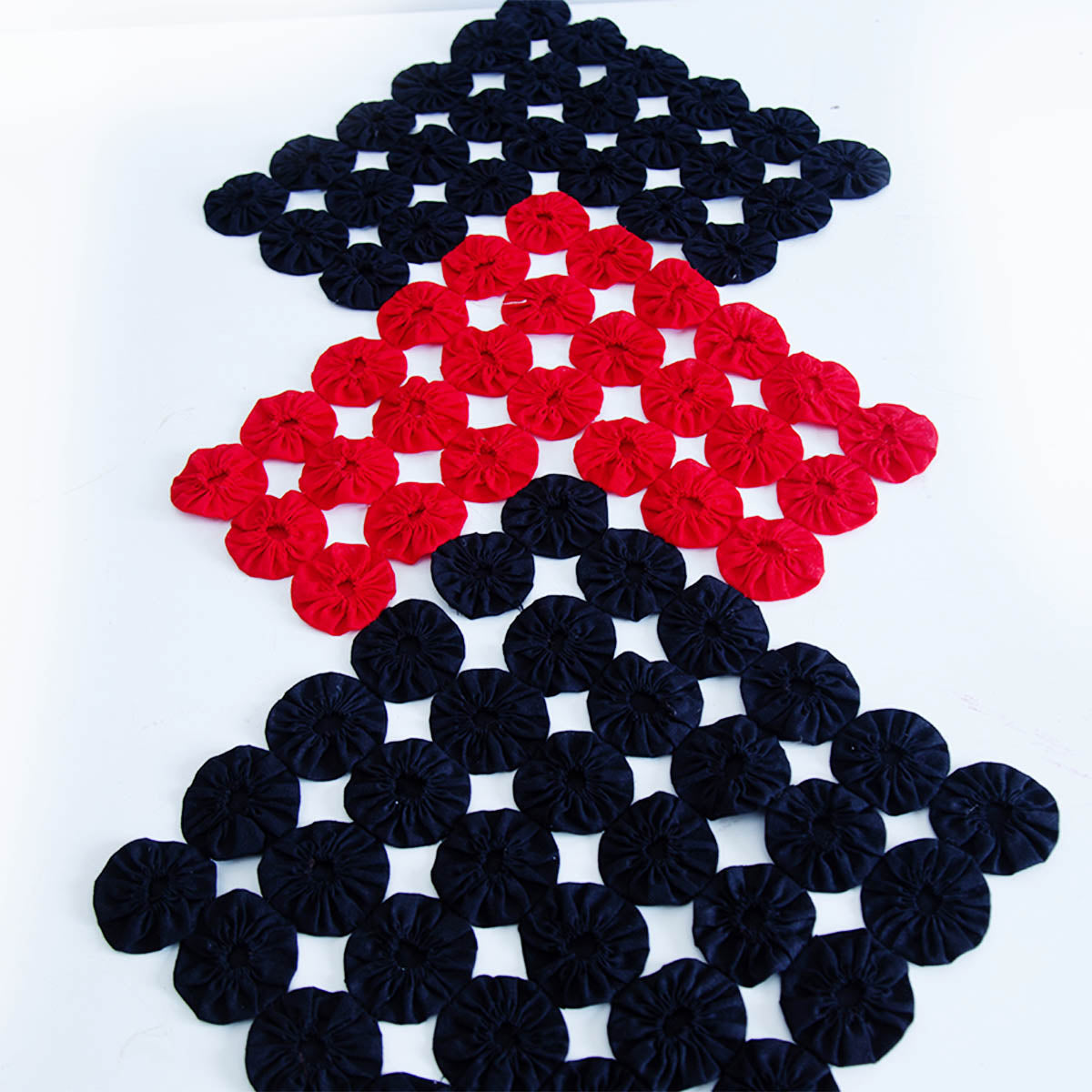 Red and Black Table Runner