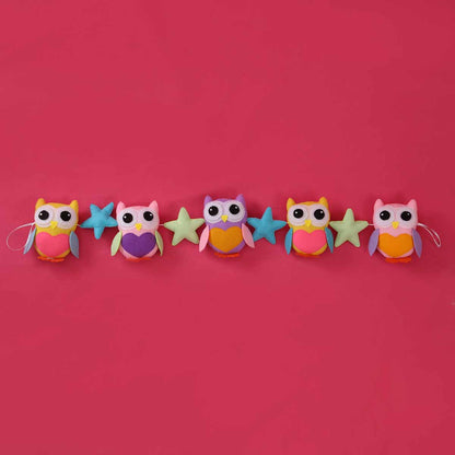 Tooting Owls Felt Garland