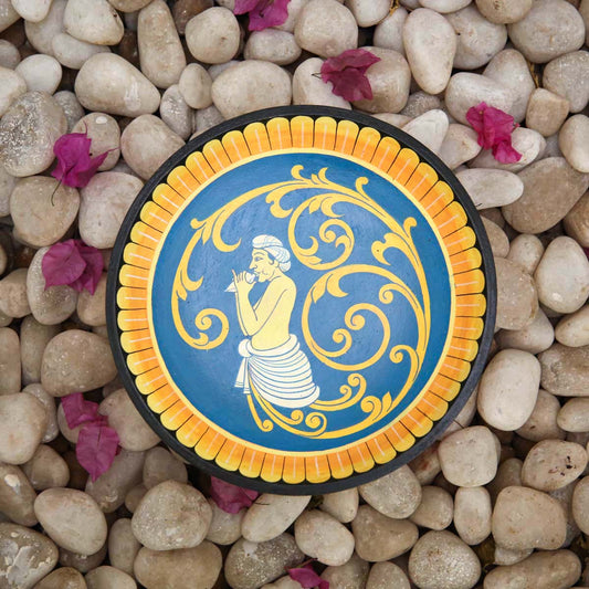 Palace Trumpeter Wooden Decorative Plate
