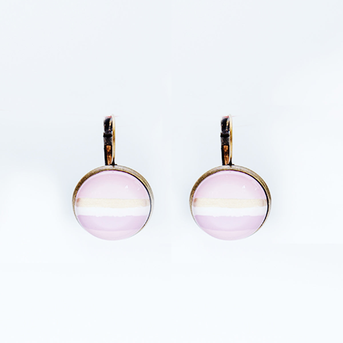 Pink Lines Earrings