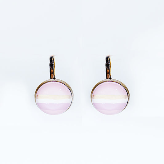 Pink Lines Earrings