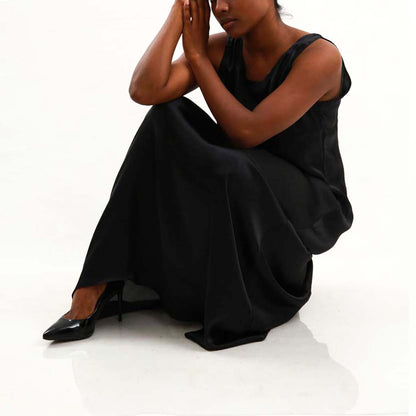 Black Silk Dress