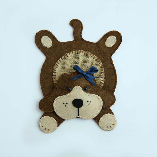 Blue Bow Pooch Coaster