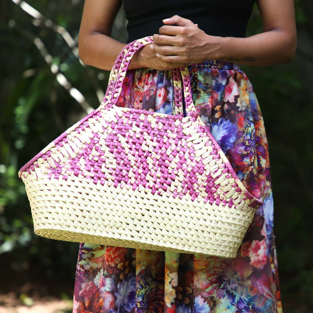 Purple Power Palmyra Bag