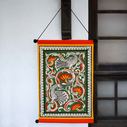 Colored Swan Wall Hanging