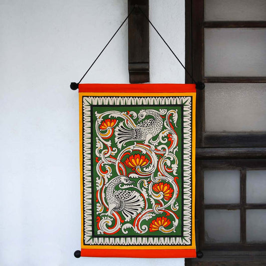 Colored Swan Wall Hanging