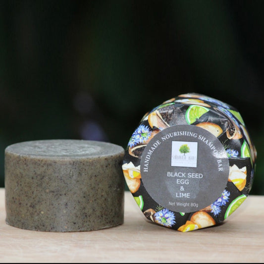 Black Seed, Egg &amp; Lime Nourishing Shampoo Bar