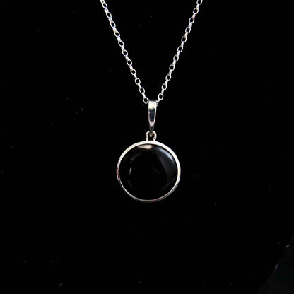 Silver Custom Nametag Pendant With Link Chain