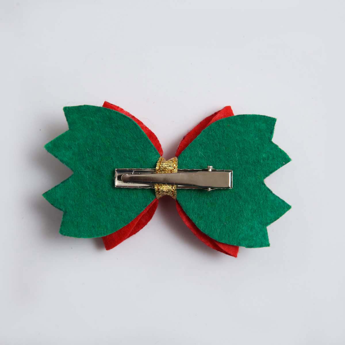 Poinsettia Bow Clip