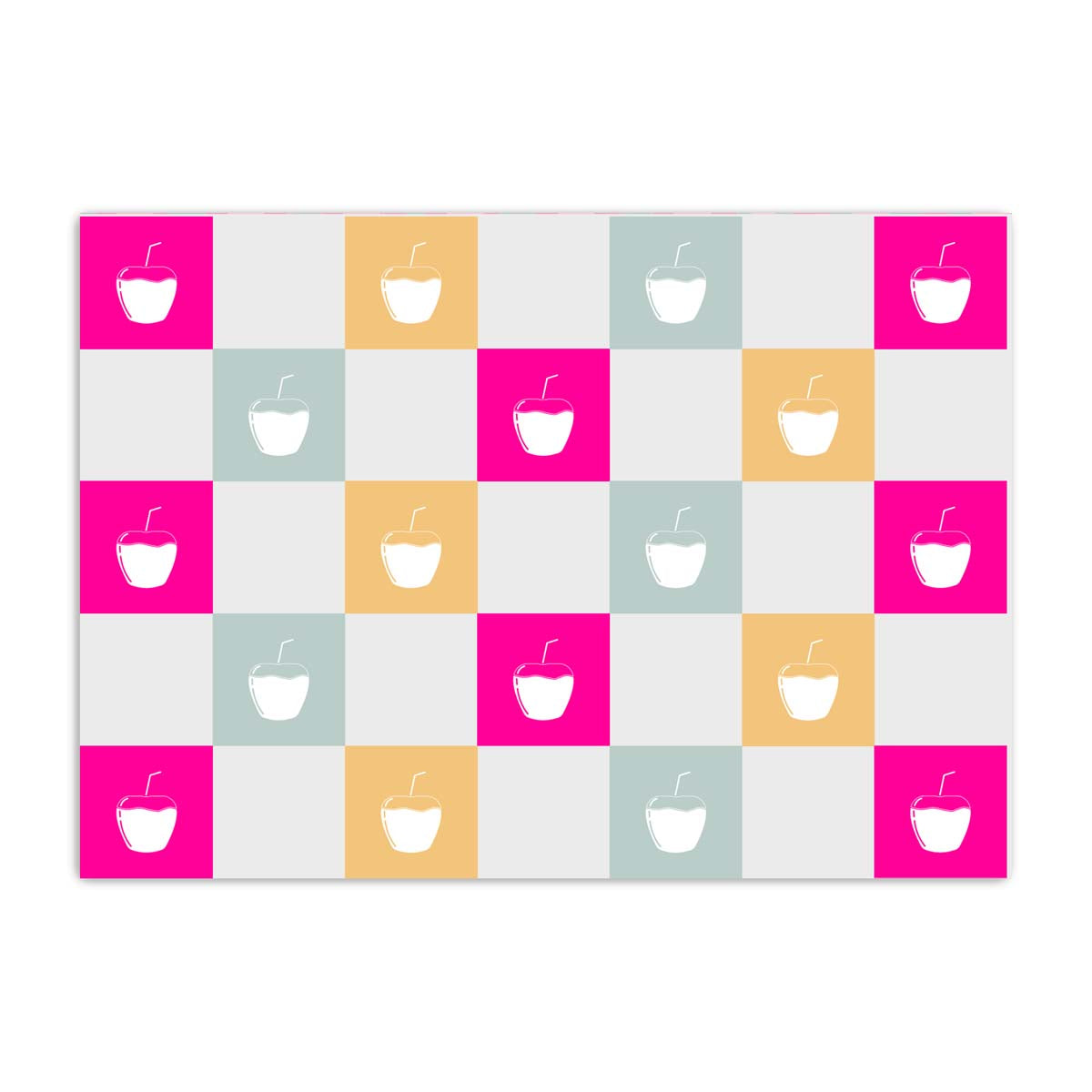 coconuts mixed print Card