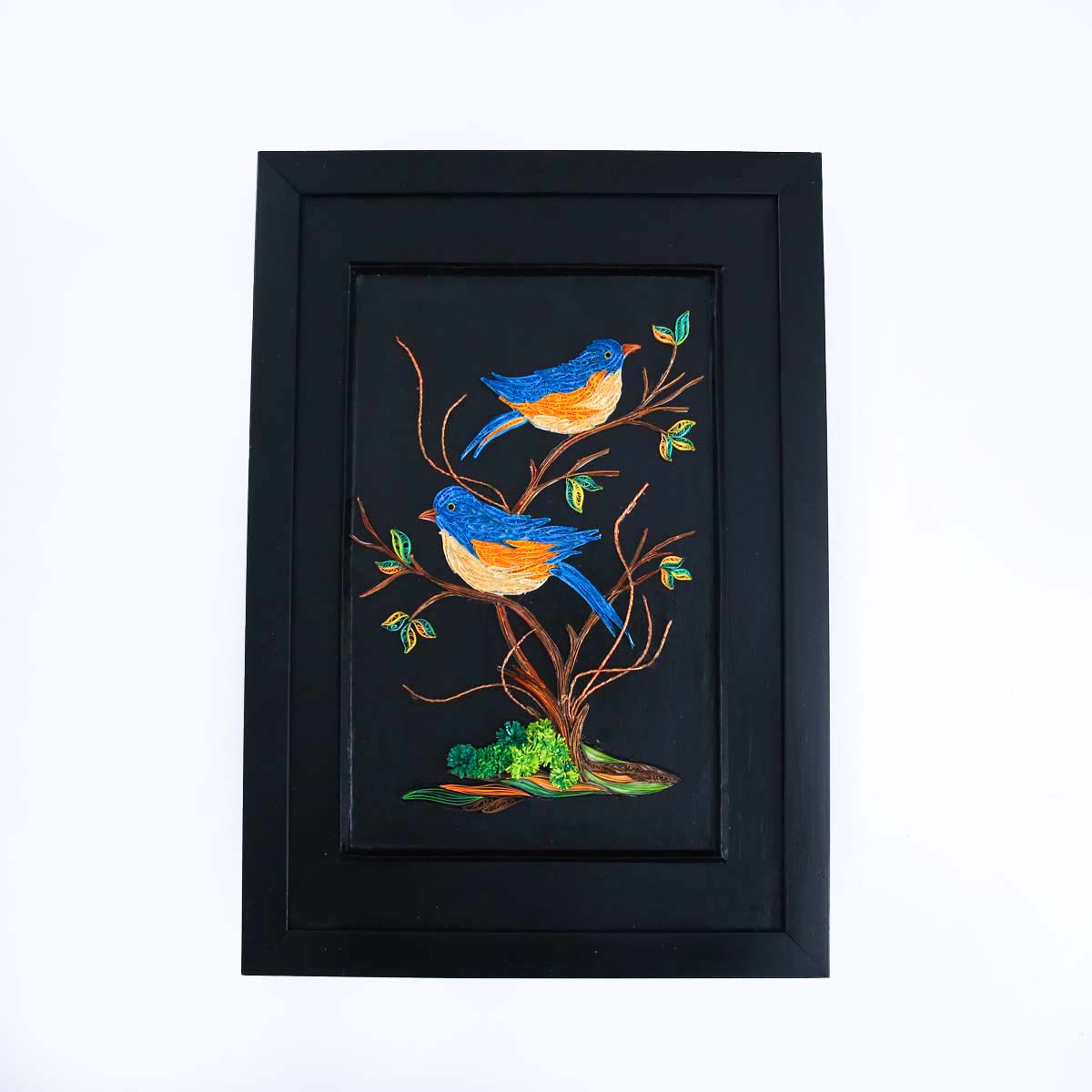 Love Birds Quilled Wall Art