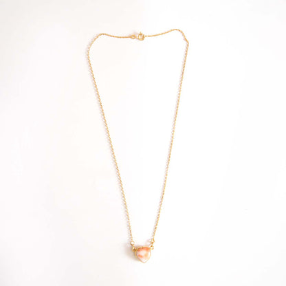 Coral Heart Necklace