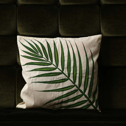 Palm Frond Cushion Cover