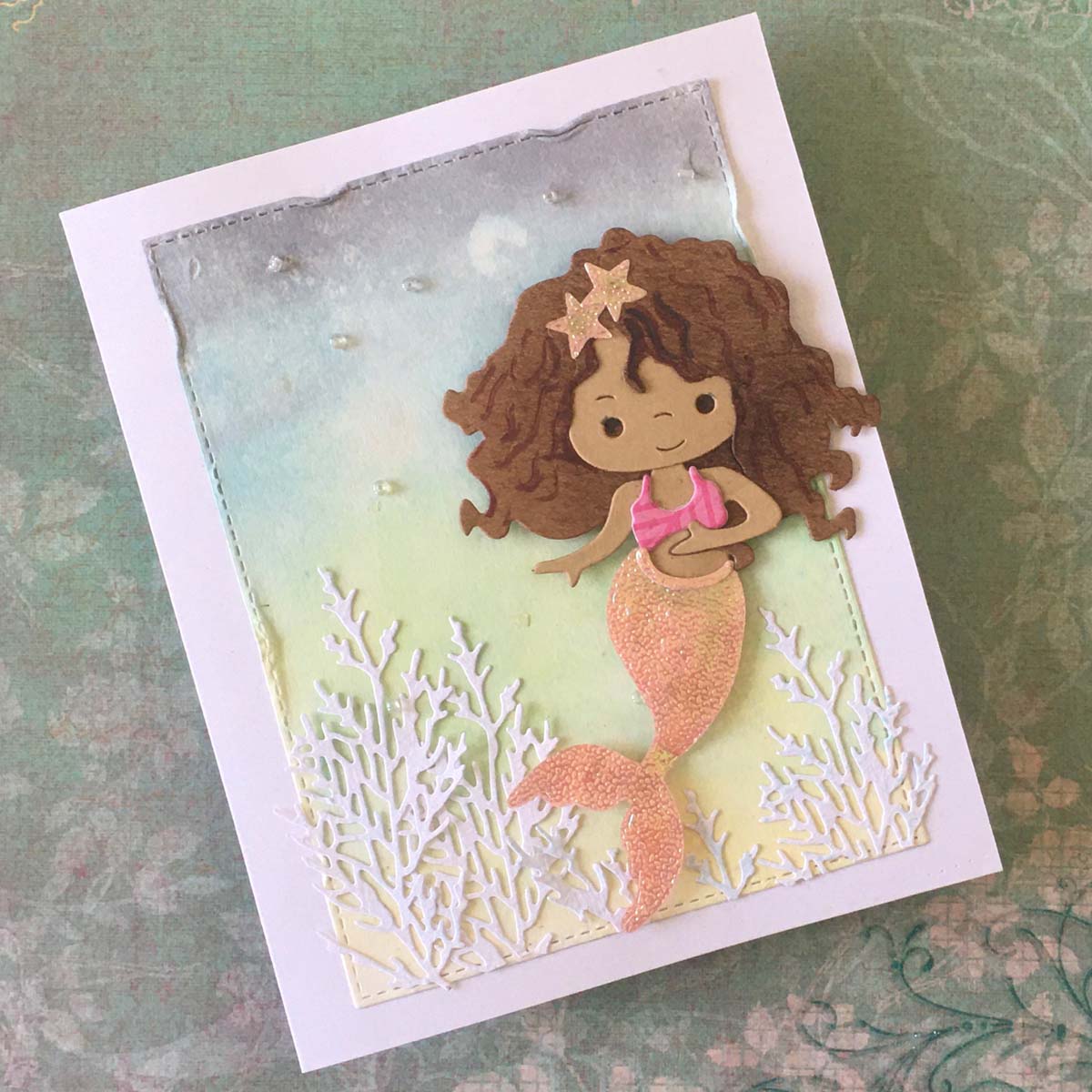 Mermaid Birthday Card