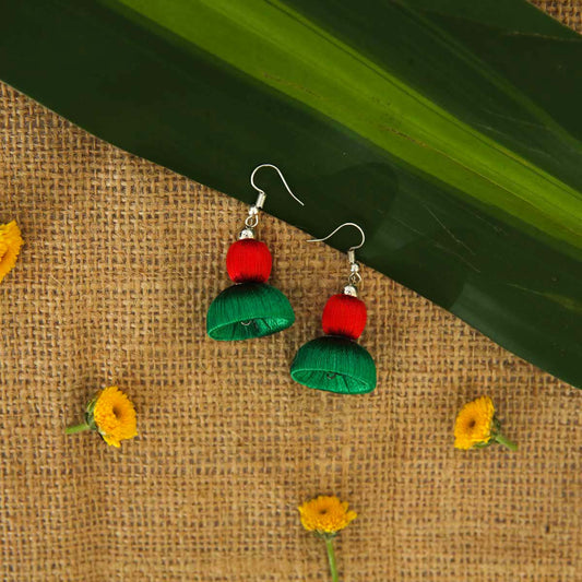 Jade Jhumka Earrings