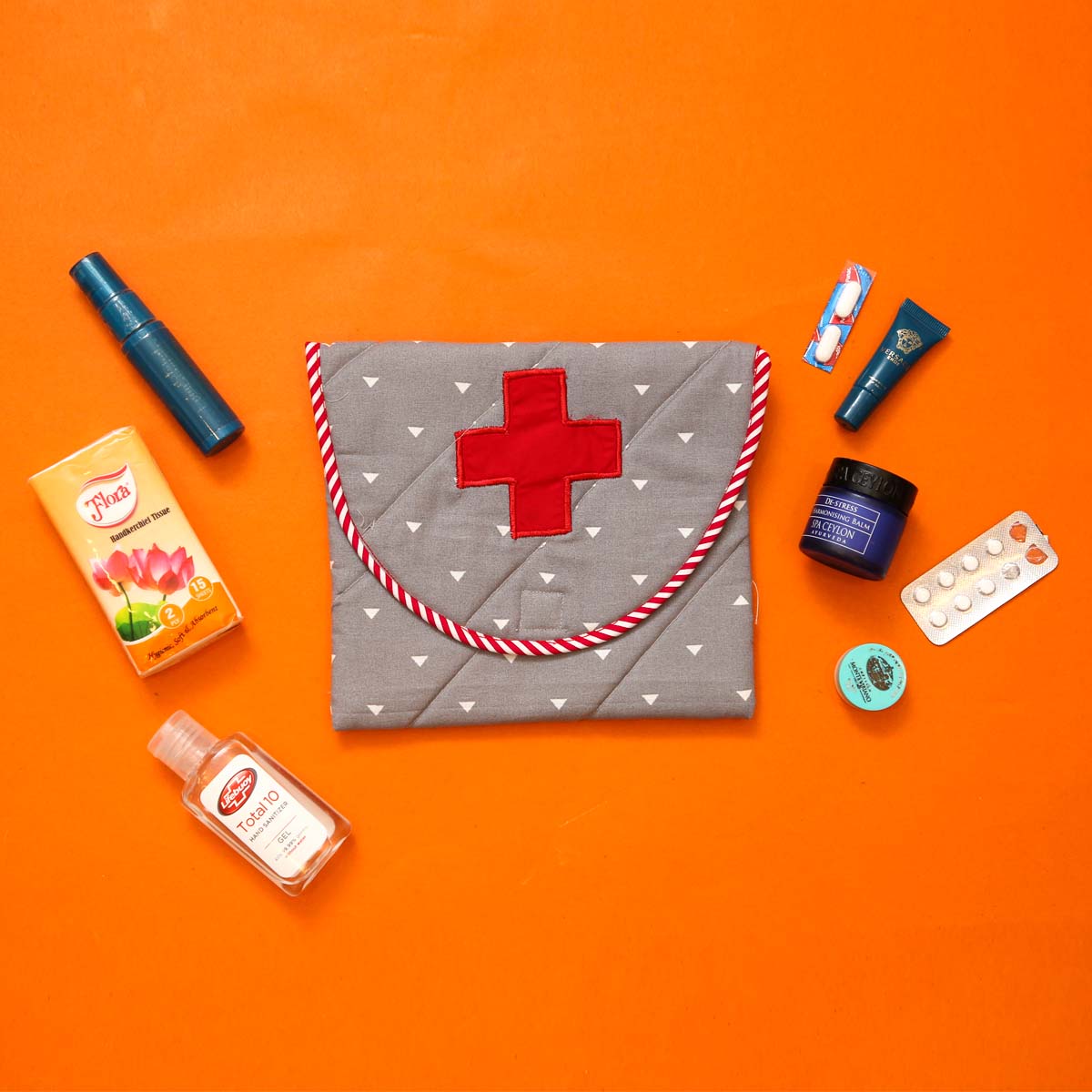 Grey Triangle Medical Pouch