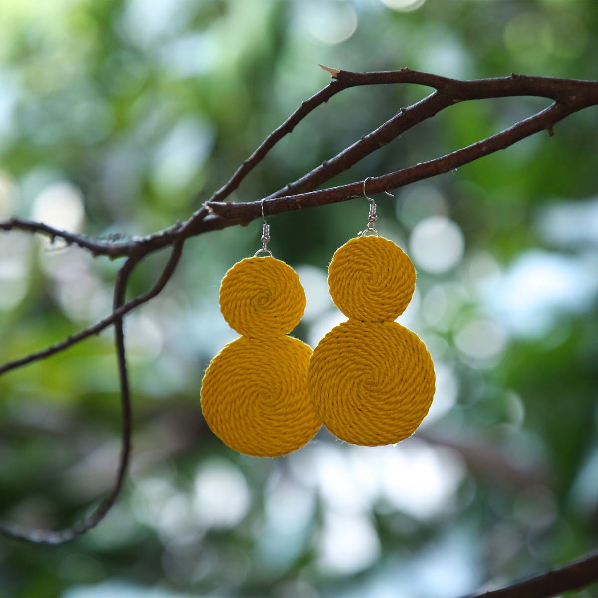 Sunny Double Thread Earrings