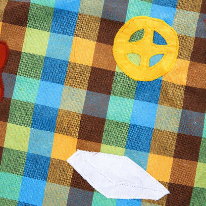 Blue Checked Handloom Napkin