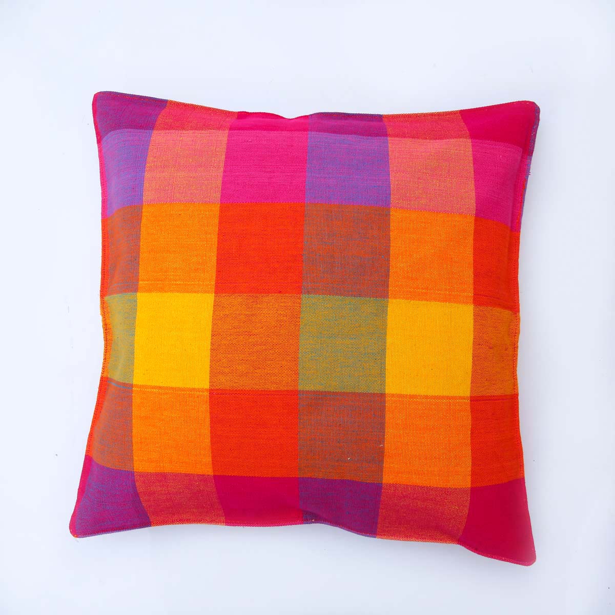 Sunset Handloom Cushion Cover