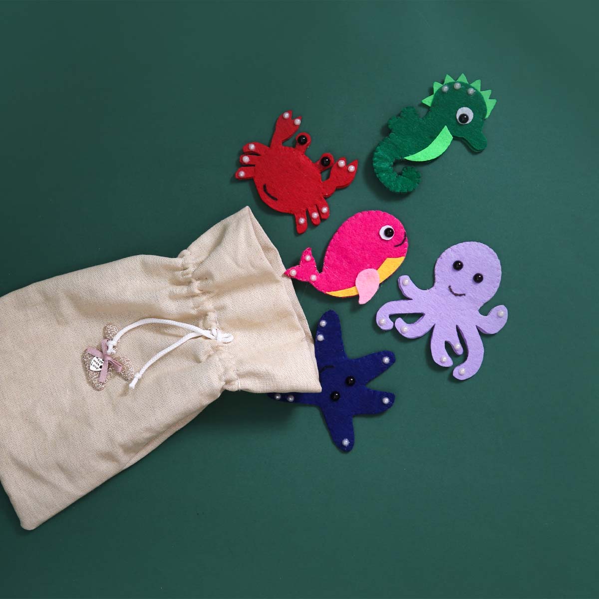 Under The Sea Finger Puppet Set
