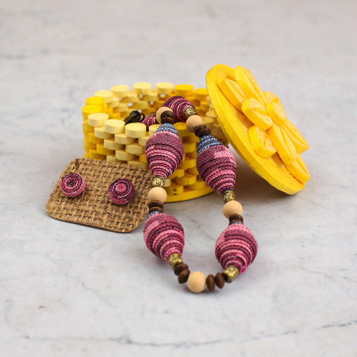 Small Tourmaline Paper Jewellery Box