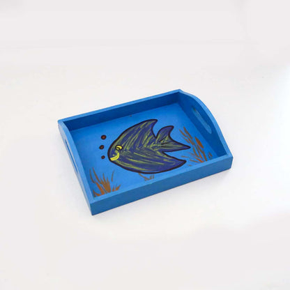Angel Fish Wooden Tray