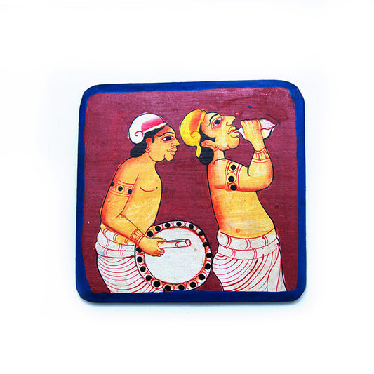 Perehara Duo Traditional Wooden Coaster