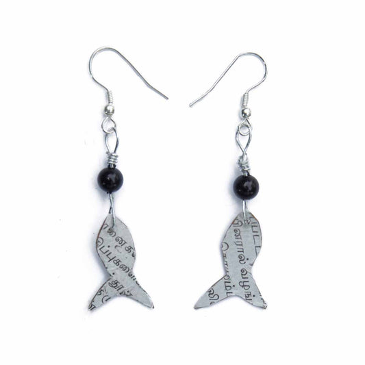 Paper Fish Earrings