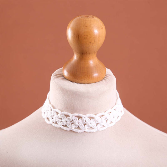 Clouds Crochet Choker