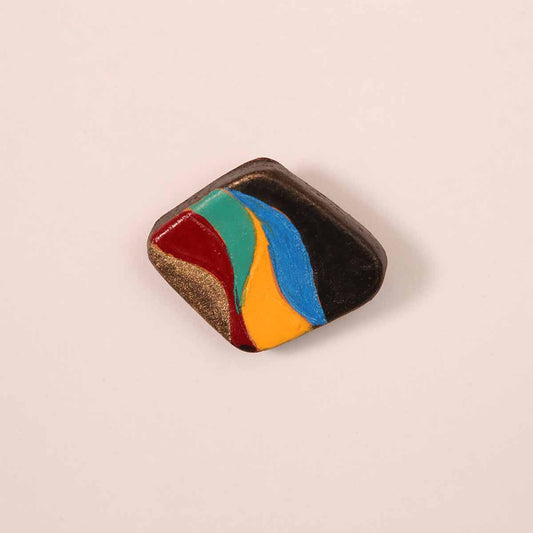 Abstract Art Brooch