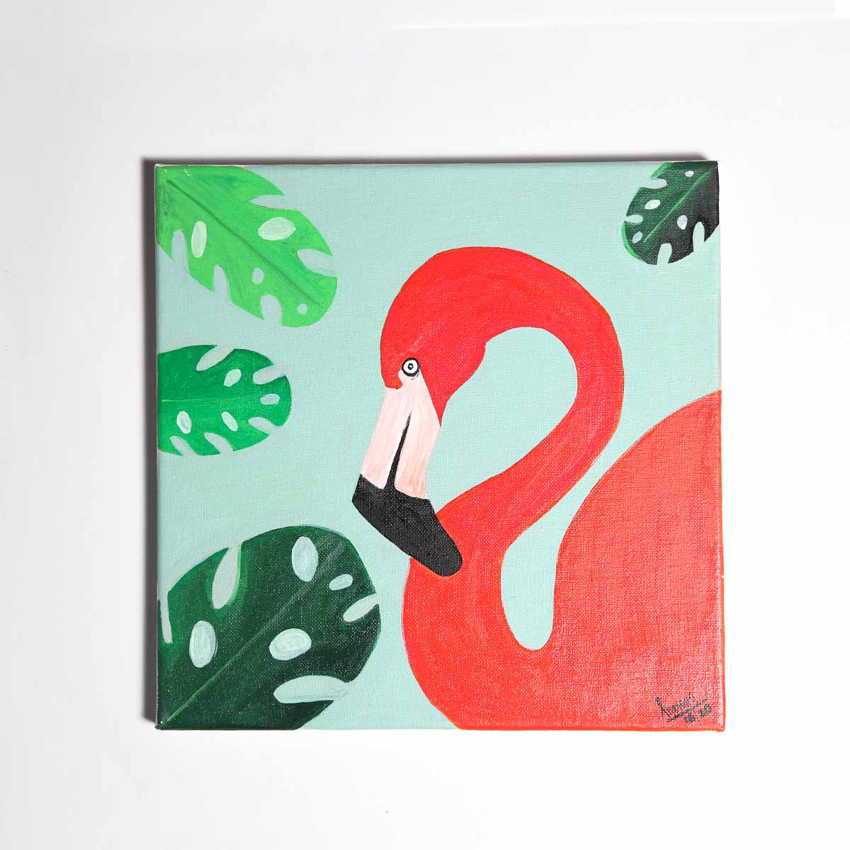 The Tropical Flamingo Painting