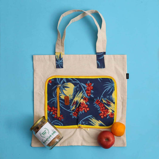 Tropical Foldable Tote