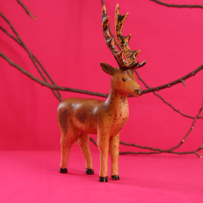 Demure Deer Carving