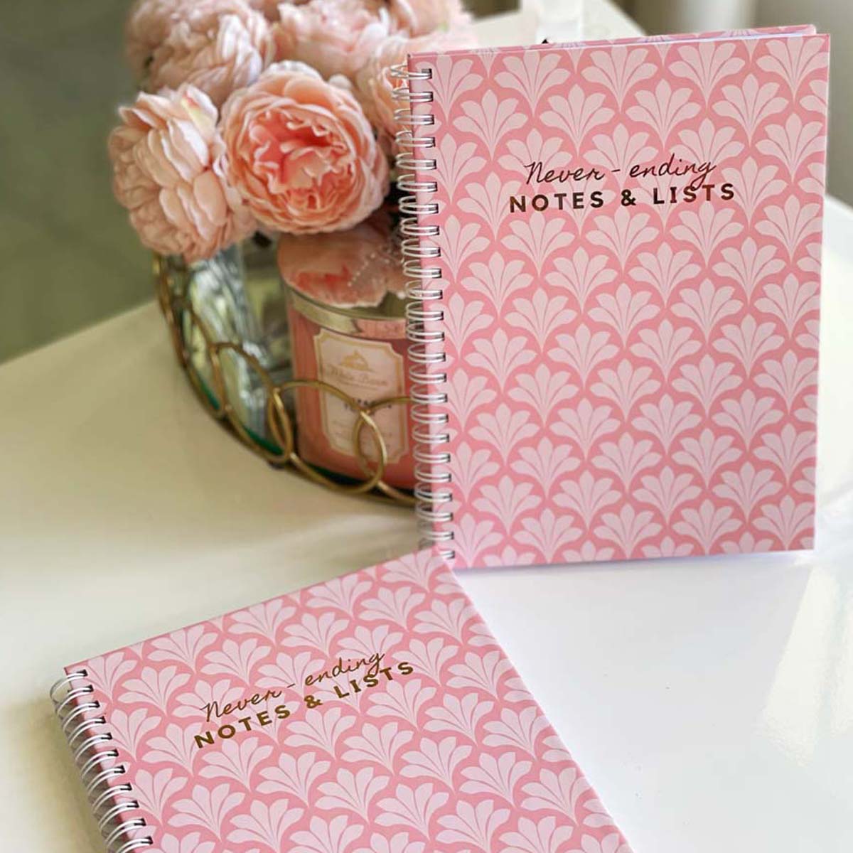 Vinatage Peach A5 Notebook