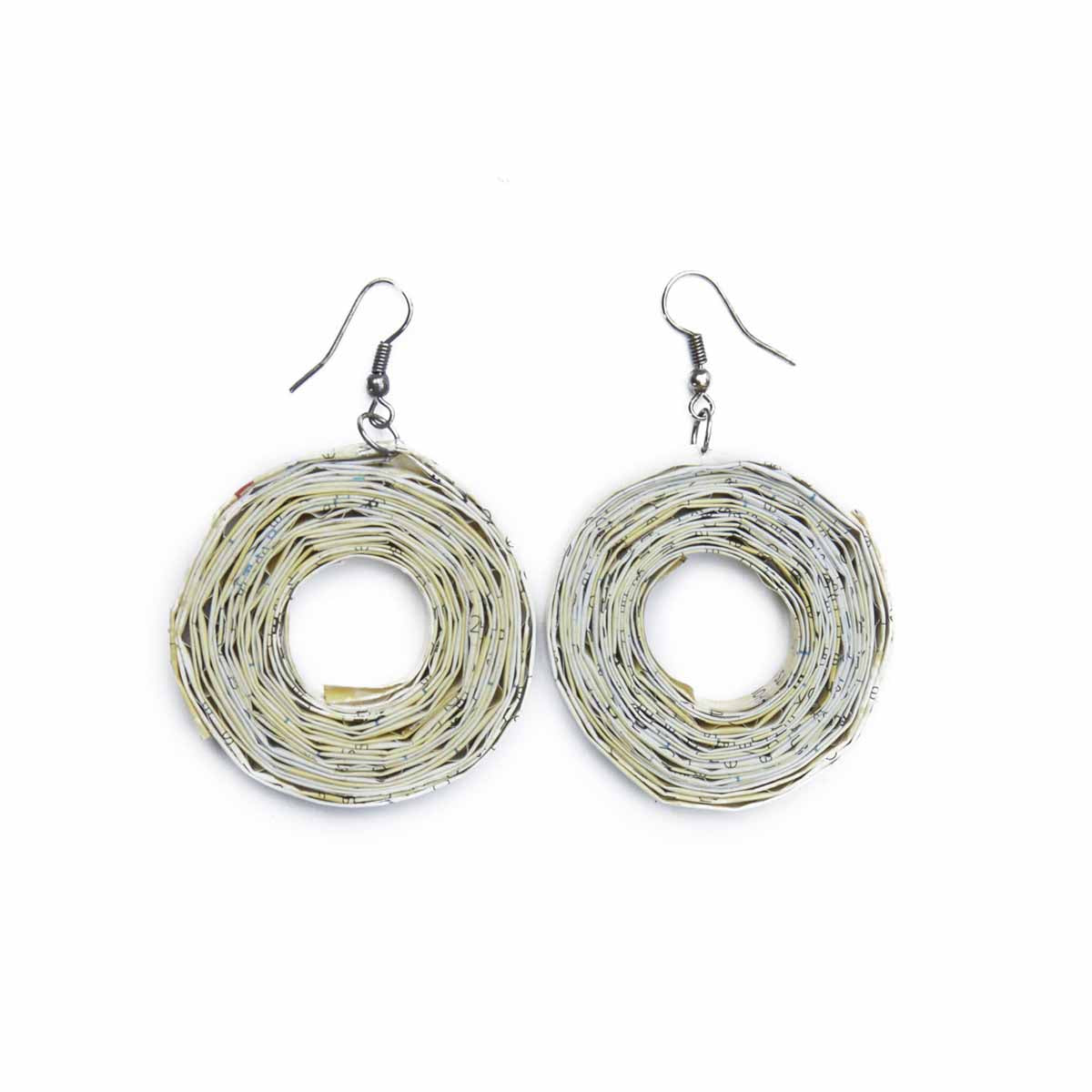 Paper Ring Earrings