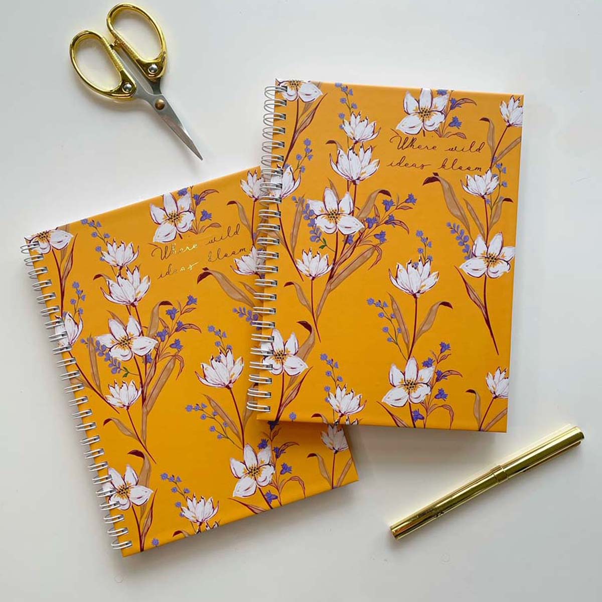 Wild Mustard A5 Notebook
